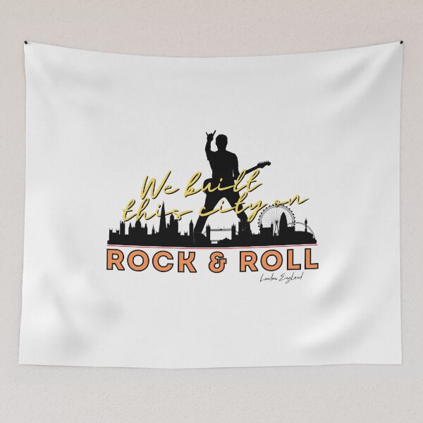 Item preview, We Built this City - London, Yellow designed and sold by Mean-Musician.