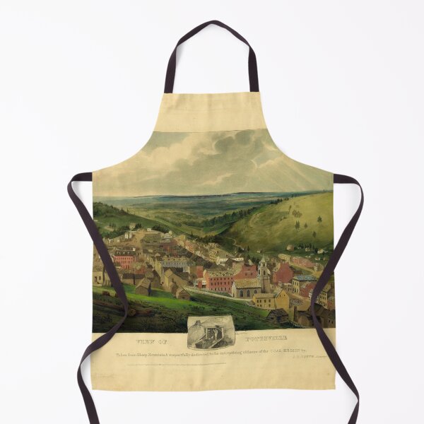Item preview, View of Pottsville, Pennsylvania (1833) designed and sold by allhistory.