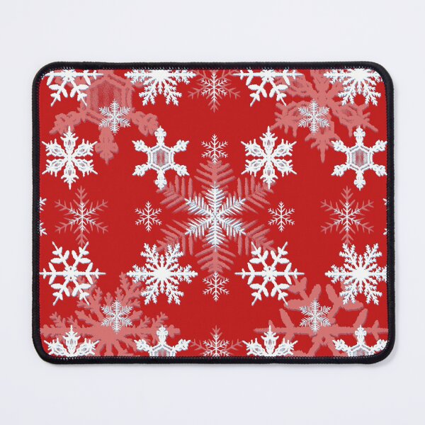 Item preview, Snowflakes pattern 1 in Red designed and sold by FatSlugDesigns.