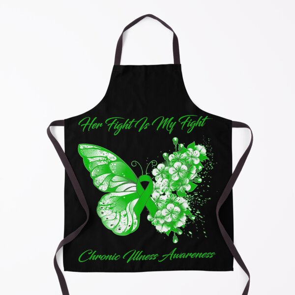 Item preview, Her Fight Is My Fight Chronic Illness Awareness Butterfly Ribbon Gifts designed and sold by Adropine.