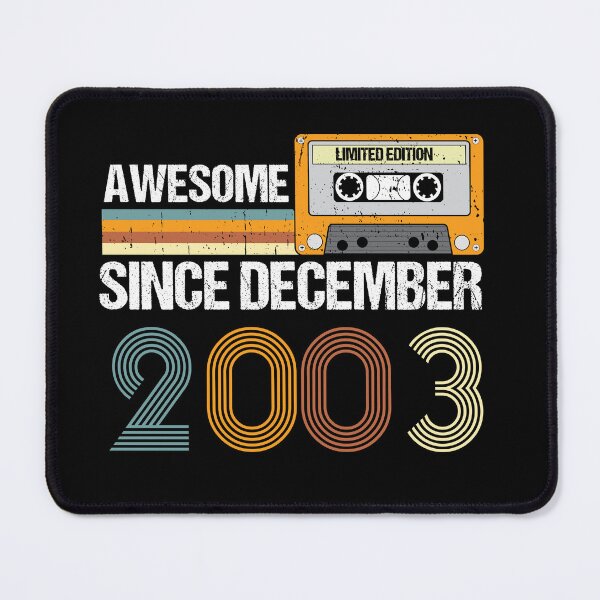 Item preview, Awesome Since December 2003 | 19th Birthday Gifts | 19 Years Old Gifts designed and sold by AMINE  ★★★★★.