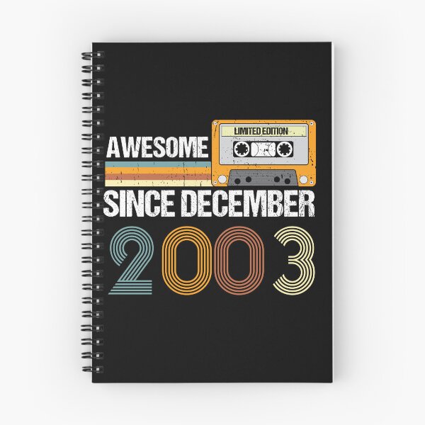 Item preview, Awesome Since December 2003 | 19th Birthday Gifts | 19 Years Old Gifts designed and sold by AMINE  ★★★★★.