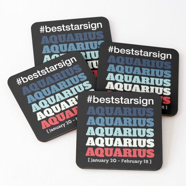 Item preview, Hashtag Best Star Sign Aquarius T-Shirt  designed and sold by MyStarSign.