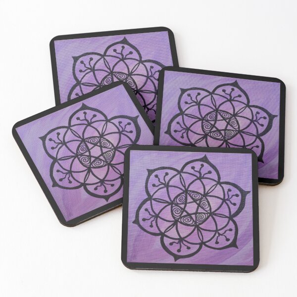 Item preview, TURN AROUND MANDALA ~ SACRED GEOMETRY FOR THE SOUL~ PURPLE designed and sold by Ann Chatfield.