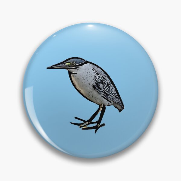 Item preview, Black Alternate Print Painting Design of a Striated Heron  designed and sold by designsasstultd.