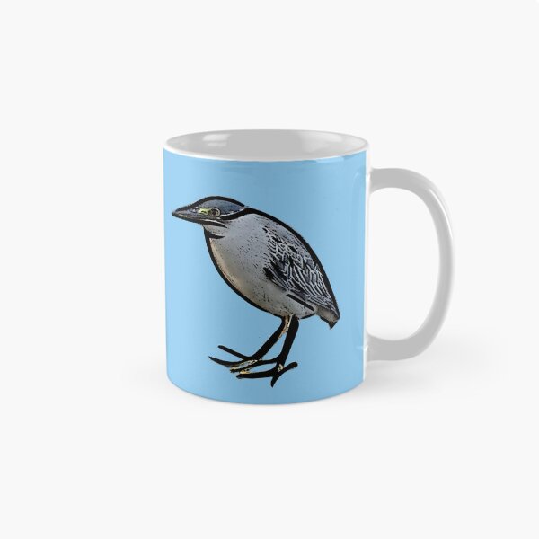 Item preview, Black Alternate Print Painting Design of a Striated Heron  designed and sold by designsasstultd.