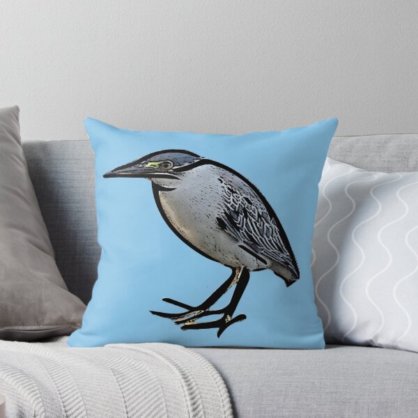 Item preview, Black Alternate Print Painting Design of a Striated Heron  designed and sold by designsasstultd.