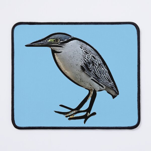 Item preview, Black Alternate Print Painting Design of a Striated Heron  designed and sold by designsasstultd.