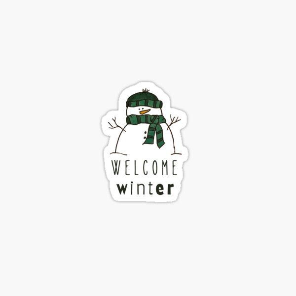 Welcome Winter Stickers