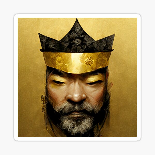 a-fantasy-king-of-ancient-china-sticker-for-sale-by-khnum-redbubble