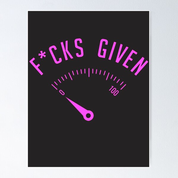 Fuckometer Posters for Sale | Redbubble