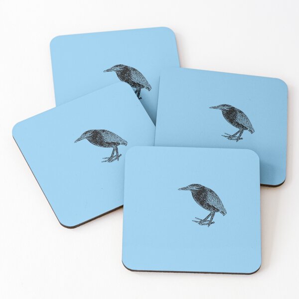 Item preview, Black Print Painting Design of a Striated Heron  designed and sold by designsasstultd.