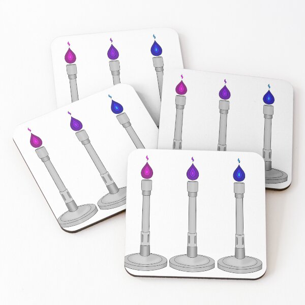 Item preview, Bi Pride Bunsen Burner Flame Test designed and sold by SmilesNVials.
