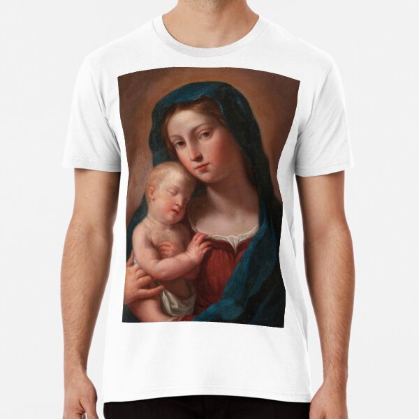 Item preview, Madonna and the Sleeping Child | Cesare Gennari | 1670 Renaissance Gospel Biblical Art designed and sold by CJET.