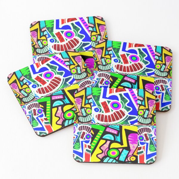 Item preview, urban faces and doodles  designed and sold by LowEndGraphics.