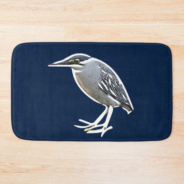 Item preview,  White Alternate Print Painting Design of a Striated Heron  designed and sold by designsasstultd.