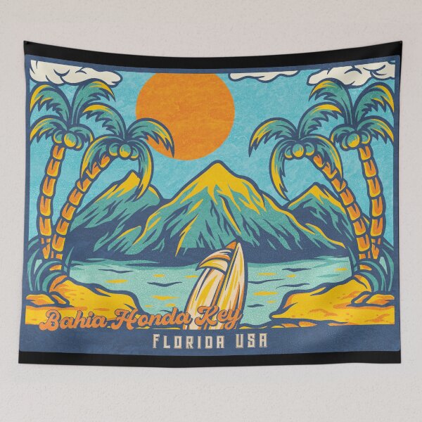 Item preview, Bahia Honda Key Palm Mountains designed and sold by LanikaiBeach.