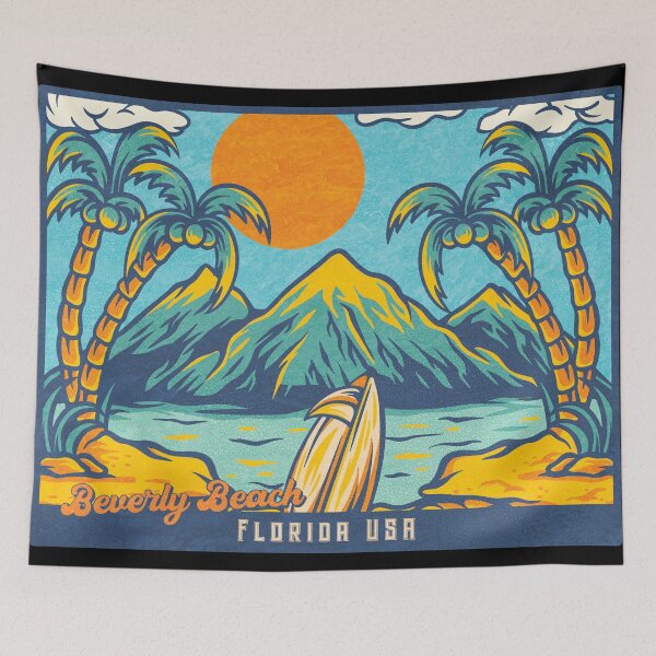 Item preview, Beverly Beach Palm Mountains designed and sold by LanikaiBeach.