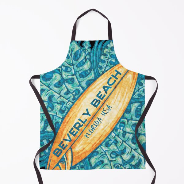 Item preview, Beverly Beach Tropical Surboard designed and sold by LanikaiBeach.