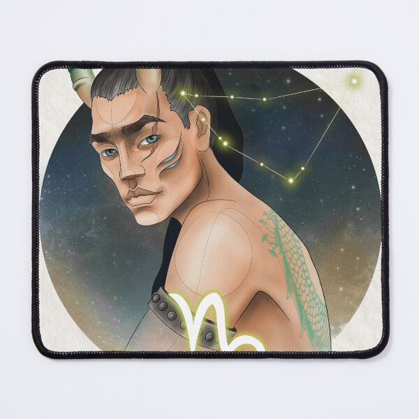 Item preview, Capricorn zodiac sign digital artwork designed and sold by madkingart.