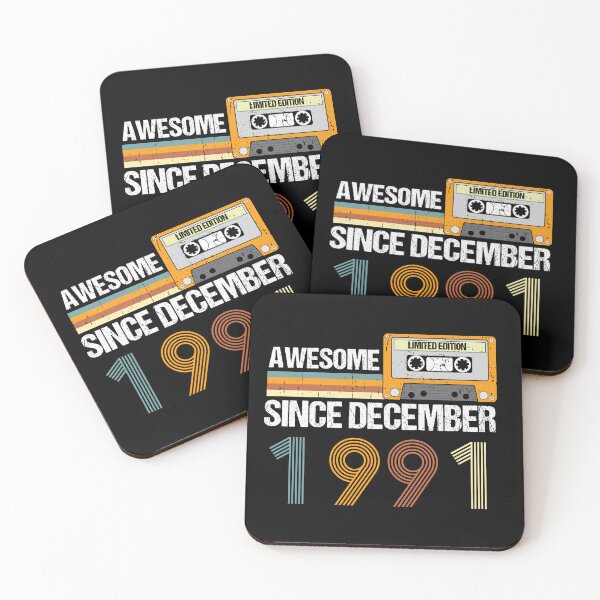 Item preview, Awesome Since December 1991 | 31th Birthday Gifts | 31 Years Old Gifts designed and sold by AMINE  ★★★★★.