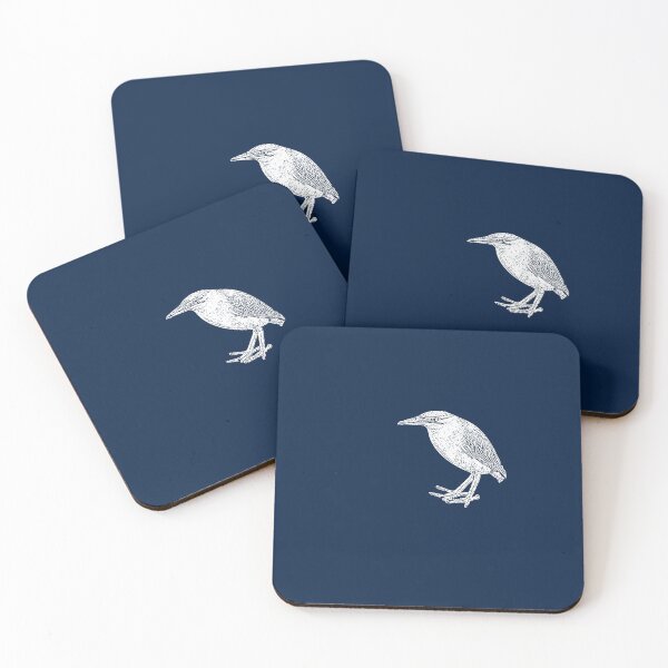 Item preview, White Print Painting Design of a Striated Heron  designed and sold by designsasstultd.