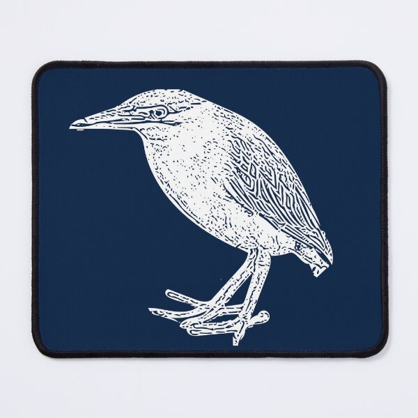 Item preview, White Print Painting Design of a Striated Heron  designed and sold by designsasstultd.