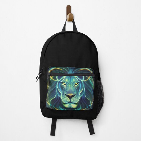 Item preview, Colourful Spectral Lion Print designed and sold by ThePurpleMelon.