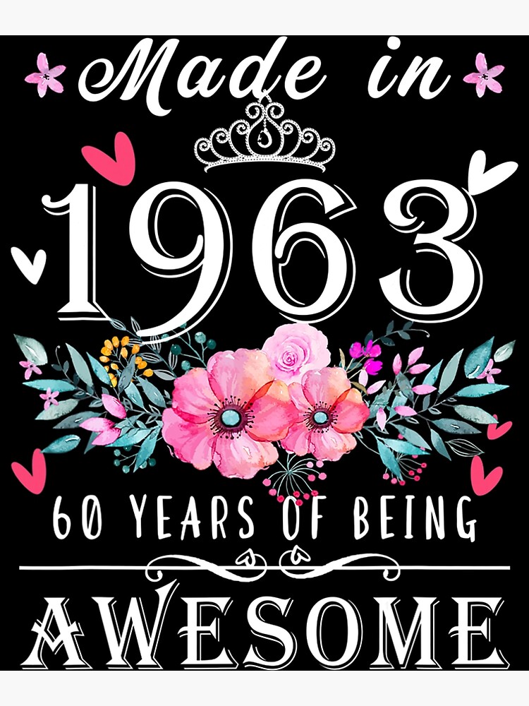 Amazon.com: 60th Birthday Gifts for Women Happy 60 Year Old Gifts for Women  Friendship Unique Turning 60 Bday Gift Idea for Best Friend Wife Mom 60th  Birthday Decorations Present for Her Throw