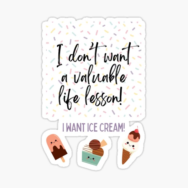 Ice cream Sticker