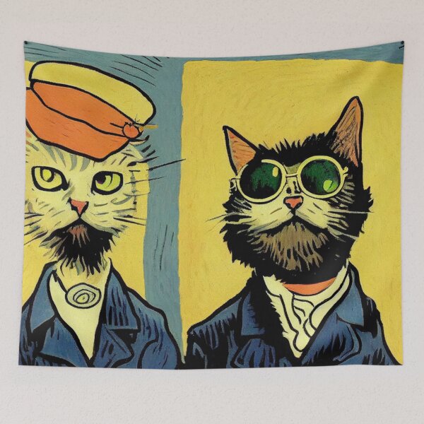 Item preview, Cool Cat Hipsters with a hat and glasses funny sticker designed and sold by RileyKyler.