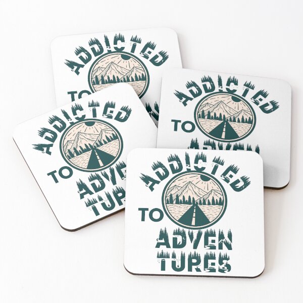 Item preview, Addicted to adventures designed and sold by movie-popcorn.