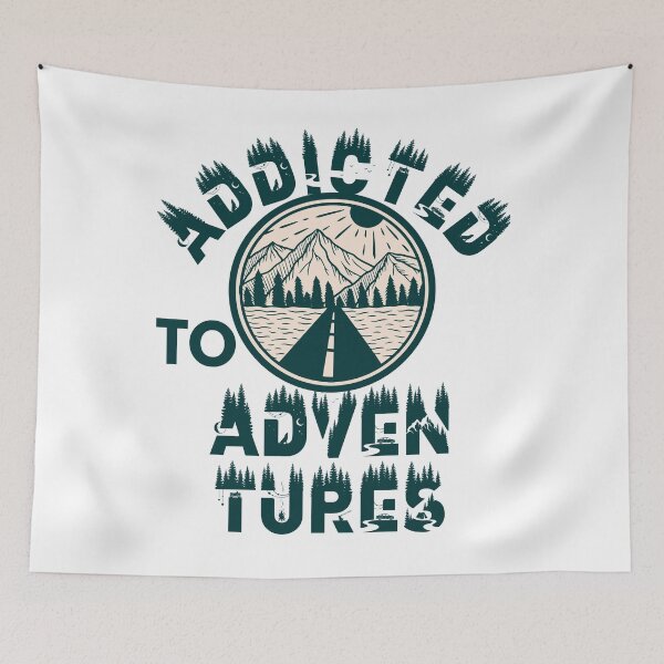 Item preview, Addicted to adventures designed and sold by movie-popcorn.
