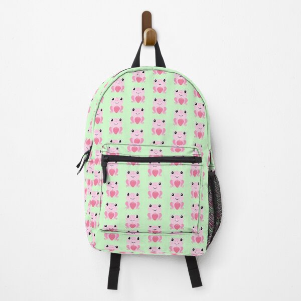 Item preview, Cute strawberry frog, Cottagecore, pink frog designed and sold by Mumzy2many.