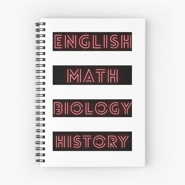Artikelvorschau, Neonunterricht Englisch Mathe Biologie Geschichte entworfen und verkauft von oli-ml.