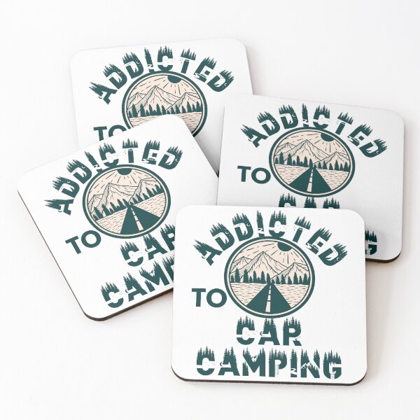 Item preview, Addicted to car camping designed and sold by movie-popcorn.