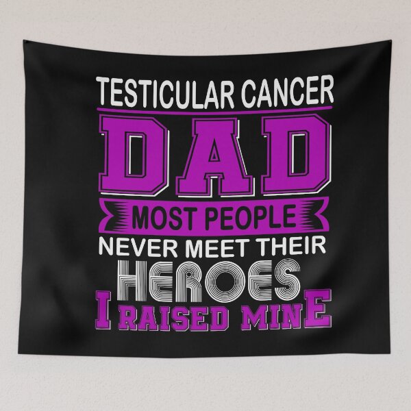 Item preview, Proud Testicular Cancer Dad Most People Never Meet Their Heroes I Raise Mine designed and sold by frechettee.