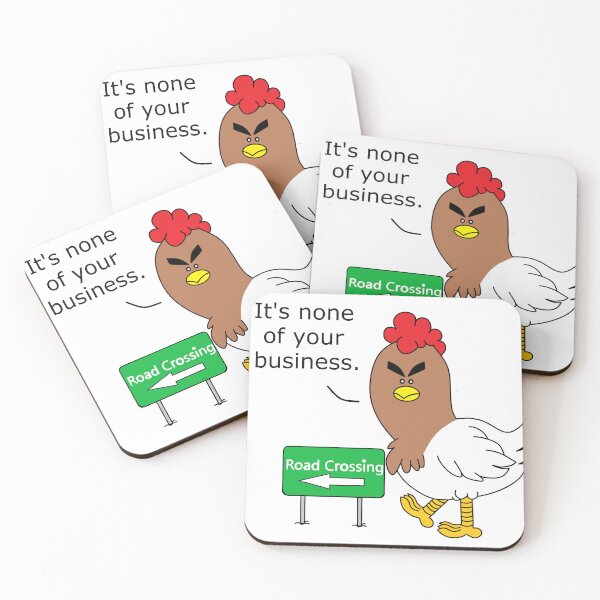 Item preview, Chickens have their reasons. designed and sold by keeks2174.