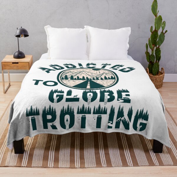 Item preview, Addicted to globe trotting designed and sold by movie-popcorn.