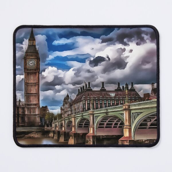 Item preview, London Bridge and Big Ben (Painting) designed and sold by cmphotographs.