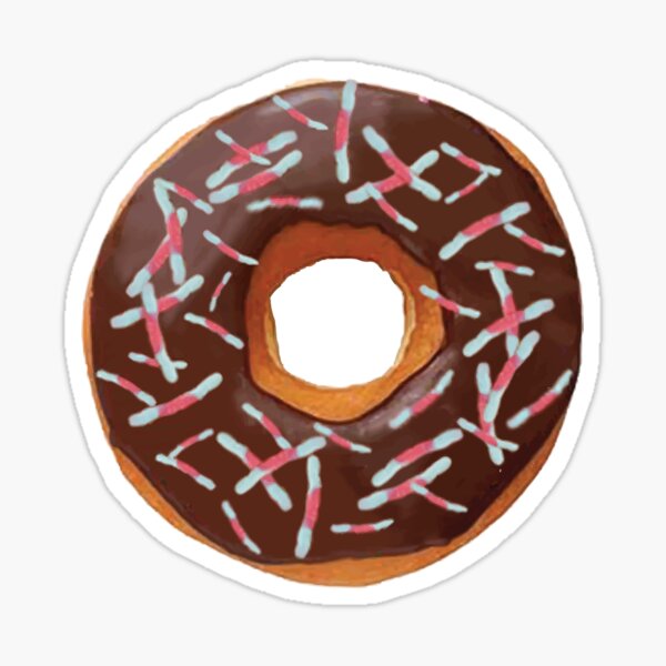 Donut Boy Stickers Redbubble - big donut boy roblox