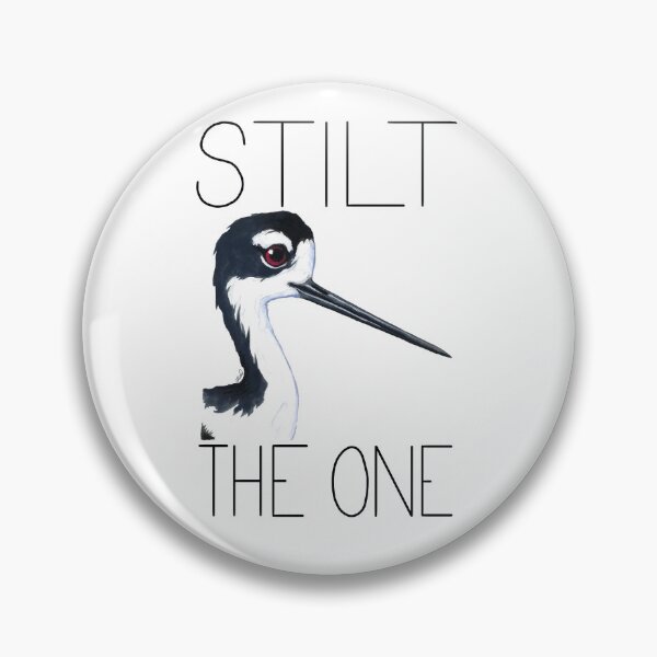 Item preview, Stilt the One (Black-necked Stilt) designed and sold by LauraWolfArtist.