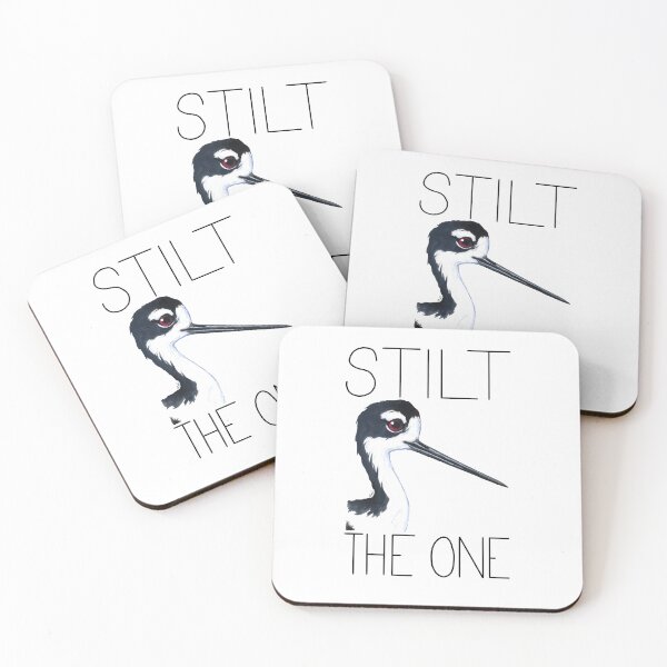 Item preview, Stilt the One (Black-necked Stilt) designed and sold by LauraWolfArtist.