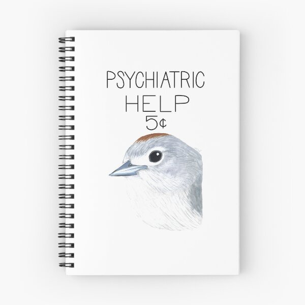 Item preview, Psychiatric Help (Lucy's Warbler) designed and sold by LauraWolfArtist.