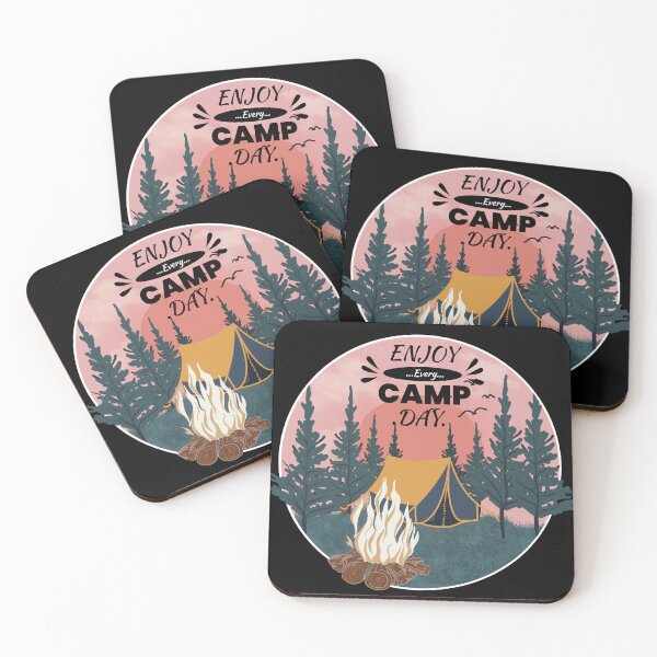 Item preview, Enjoy Every Camp Day- Travel Camping Quote designed and sold by ArtOfStars.