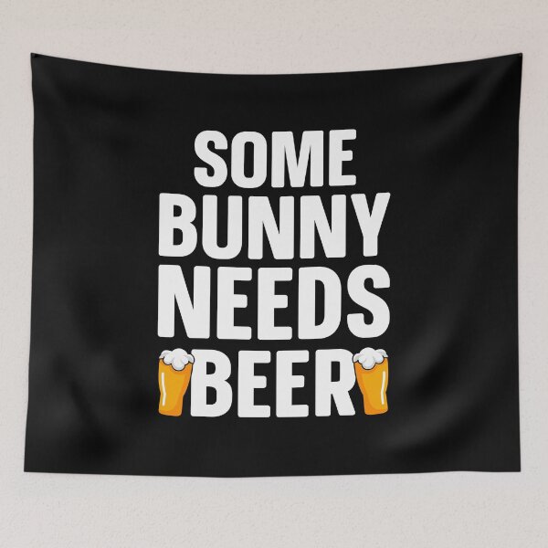 Item preview, Some Bunny Needs Beer Alcohol Drinker Adults designed and sold by haselshirt.
