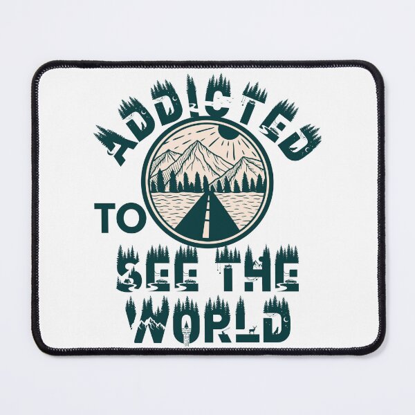 Item preview, Addicted to see the world designed and sold by movie-popcorn.
