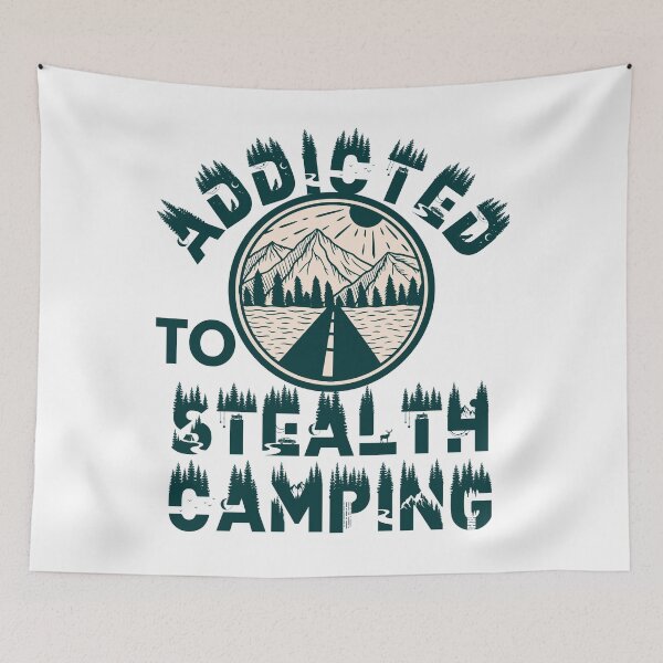 Item preview, Addicted to stealth camping designed and sold by movie-popcorn.