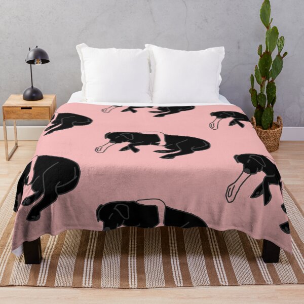 Item preview, Black Labrador sleeping with the owner designed and sold by MindToPaper.