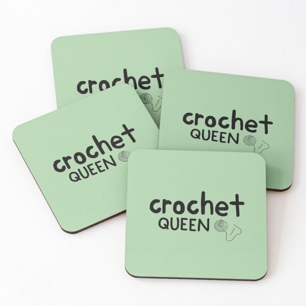Item preview, Crochet Queen Text Design designed and sold by designsbyad.